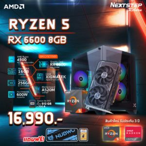 Spec Ryzen 5 4500 + RX 6600 8GB GDDR6
