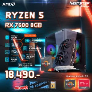 Spec Ryzen 5 4500 + RX 7600 8GB GDDR6